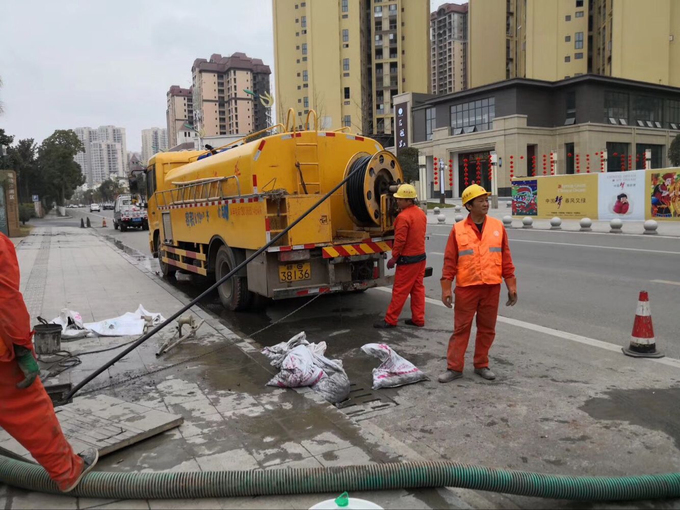 肇州排污管道清淤-管道清洗